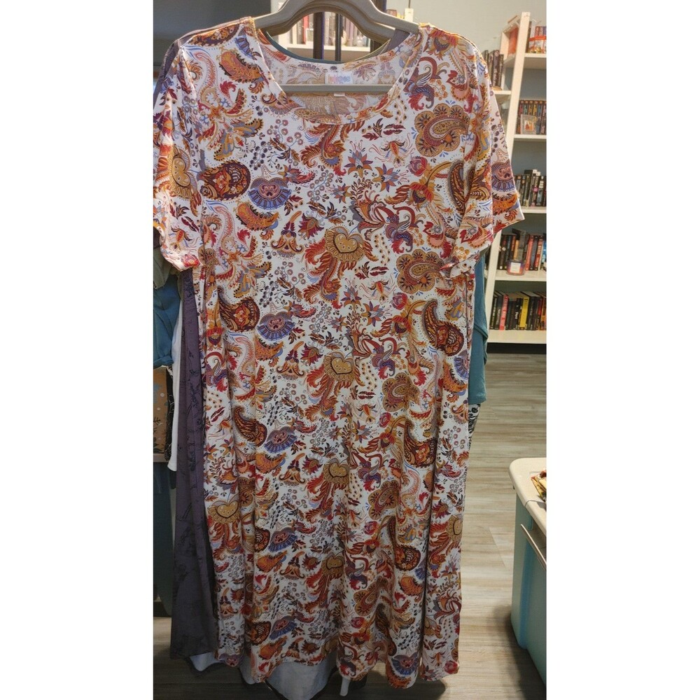 LuLaRoe Jessie Dress 3X Batik print